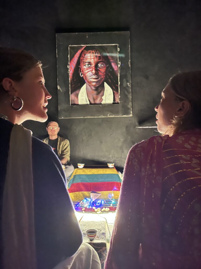 Ethiopian coffee ceremony